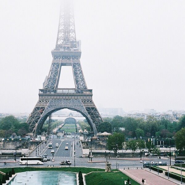 Eiffel Tower Fog